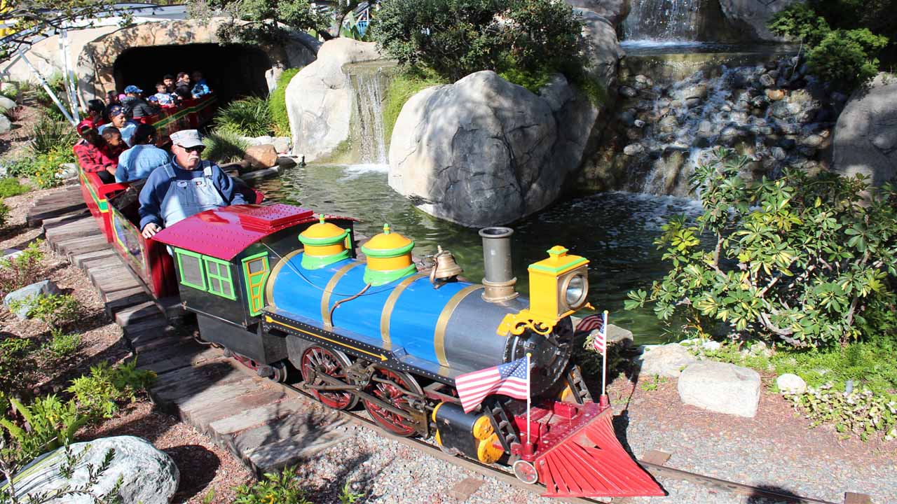 Adventure City Amusement Park train