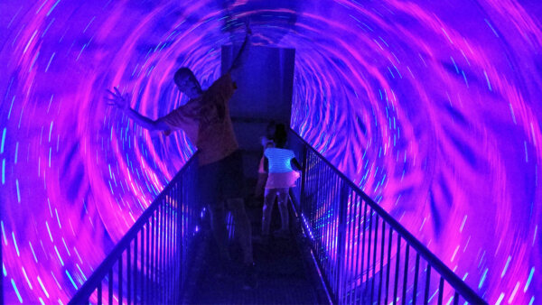 walking through the vortex attraction